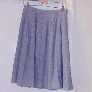 Linen and cotton skirt from Uniqlo